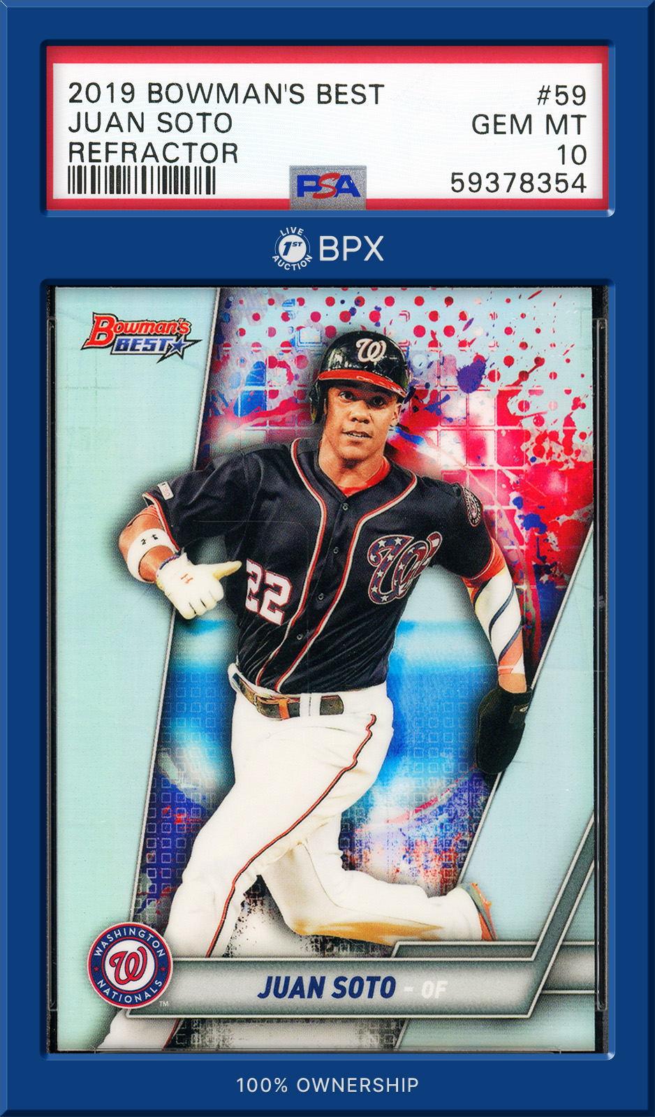 2019 Topps Juan Soto - PSA 10 (Cert: 59378354)