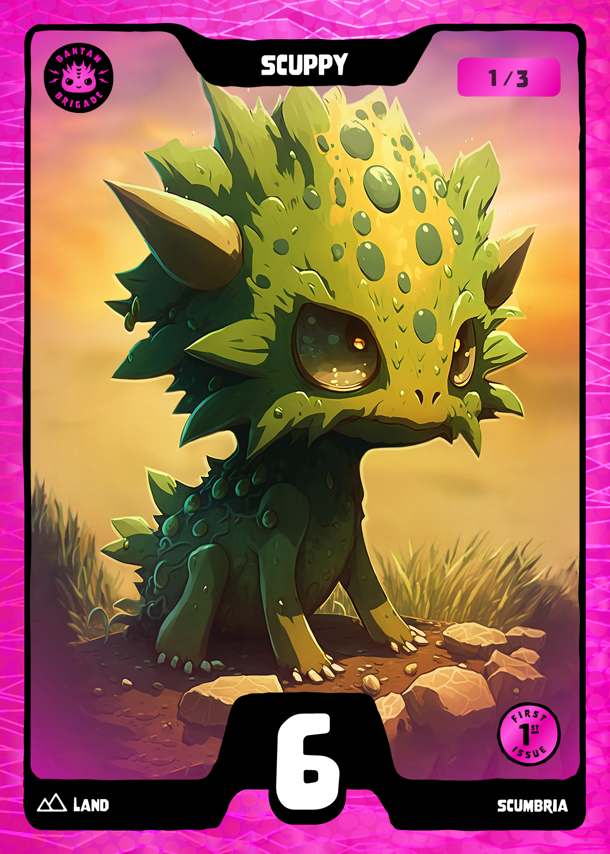 Scuppy 1/3 Pink Chaos