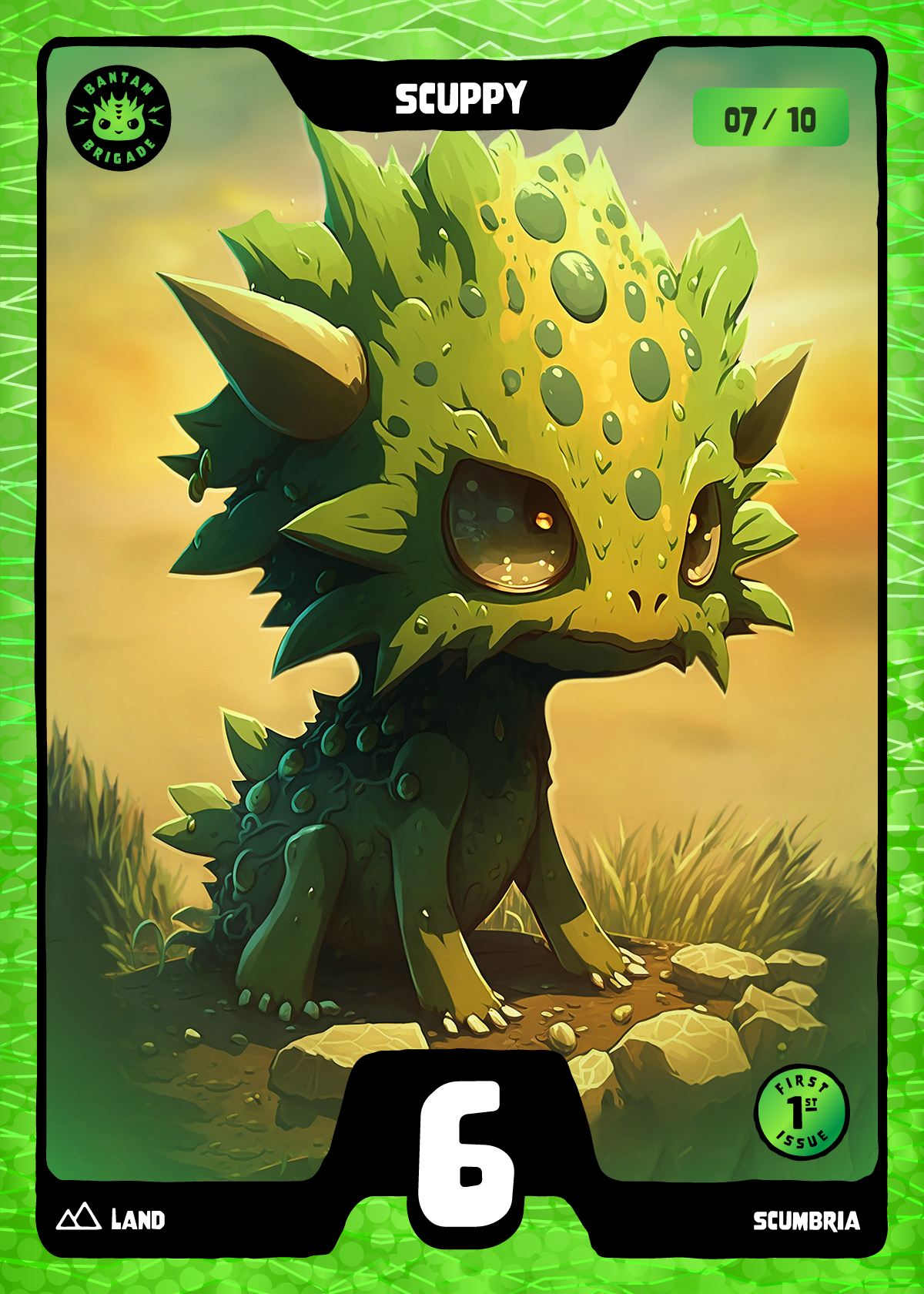 Scuppy 7/10 Lime Chaos