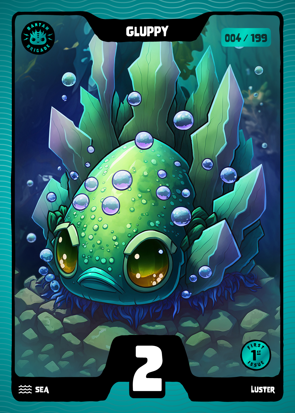 Gluppy 4/199 Aqua